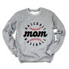 Simply Sage Market Baseball Mom Baseball Sweatshirt - M - Graphite - 2 of 4