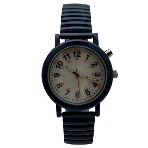 Olivia Pratt Stretch Band Easy Read Nurse Watch with Second Hand Women Watch - 1 of 3