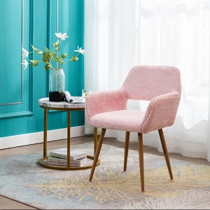 Mid Century Side Chairs with Solid Painting Steel Leg for Dining Room - 1 of 4