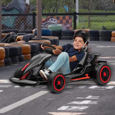 Electric Go Kart for Kids 6-12, 24v 400w Powerful Motor Drift Kart with 2 Speeds (8MPH Max)