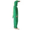 Just Love Mens Gator Adult Bodysuit Hooded Microfleece Aligator Pajamas - 2 of 4