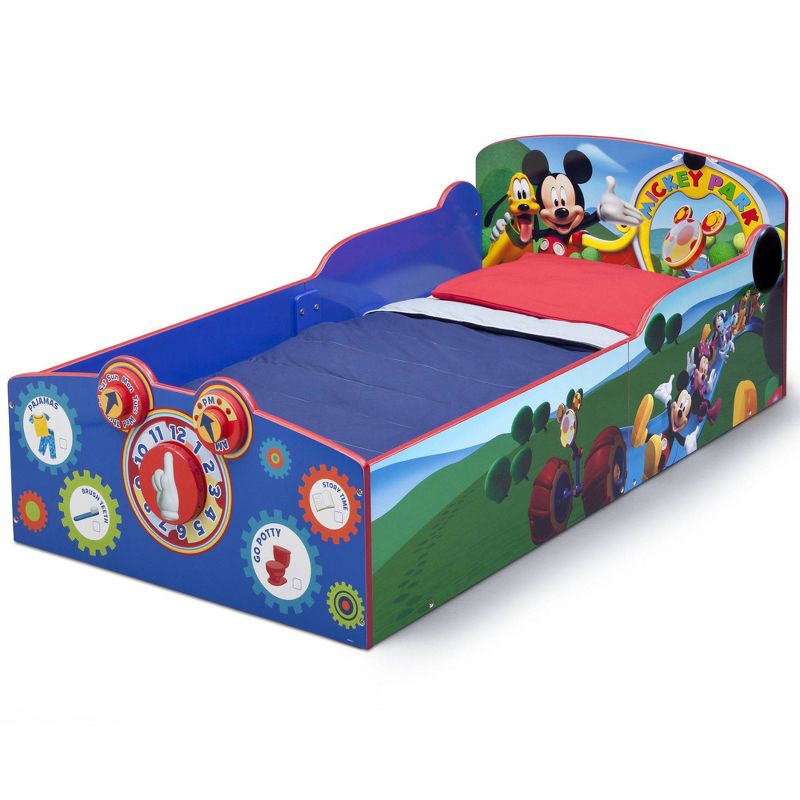 Toddler Mickey Mouse Disney Interactive Wood Kids&#39; Bed - Delta Children, 3 of 6
