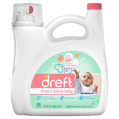 Image of Dreft Stage 2: Active Baby Liquid Laundry Detergent - 128 fl oz