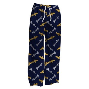 Men's Grandpa Lounge Pajama Pants - Navy Blue - 1 of 3