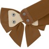 INSPIRE CHIC Women's Decoration Elastic Wide Stretch Bowknot Versatile Fashion Dress Waistband 2 Pcs - 2 of 4