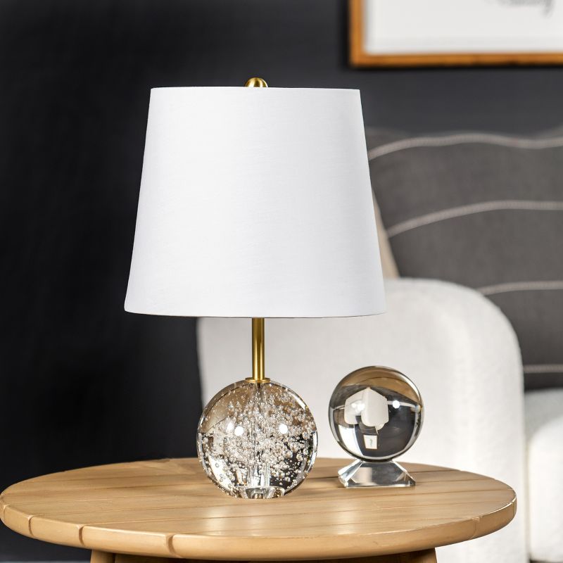 nuLOOM 17-inch Gold Crystal Table Lamp, 4 of 10