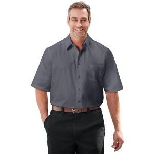 KingSize Tall Wrinkle-Free Short-Sleeve Dress Shirt - 1 of 4