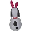 Peanuts Airblown Inflatable Snoopy with Bunny Ears and Decorated Egg, 3.5 ft Tall, White - 4 of 4