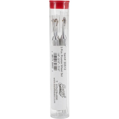 Excel Pounce 3-Piece Tracing Wheel Set-1/4", 5/16" & 7/16"
