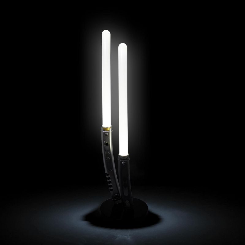Ukonic Star Wars Ahsoka Tano Dual Lightsabers Desktop LED Mood Light | 23 Inches Tall, 2 of 7