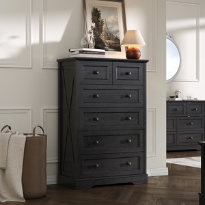 Farmhouse Wood Dresser for Bedroom - 1 of 4
