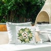 Stupell Industries Spring Birdhouse Wreath Outdoor Decorative Throw Pillow, 18 x 18 - 2 of 3