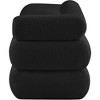 Meridian Furniture,Kennedy Faux Shearling Teddy Fabric Bench - 4 of 4
