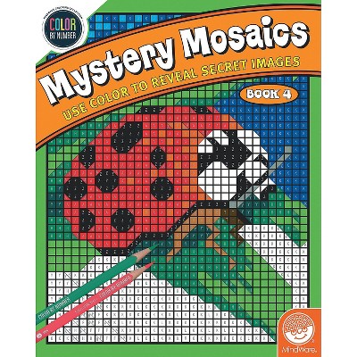 MindWare Color By Number Mystery Mosaics: Book 4 - Coloring Books