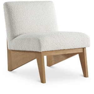 Meridian Furniture,Chapman Boucle Fabric Accent Chair - 1 of 4
