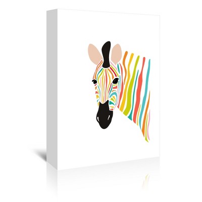 Rainbow Zebra - Art Prints