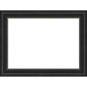 Amanti Art Ridge Black Framed Dry Erase Magnetic Board - 1 of 4