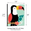 Big Dot of Happiness Calling All Toucans - Tropical Nursery Wall Art and Kids Room Decor - 7.5 x 10 inches - Set of 3 Prints - image 4 of 4