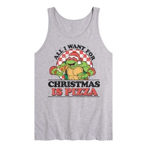 Men's - Teenage Mutant Ninja Turtles - All I Want For Christmas Graphic Tank Top - 1 of 2