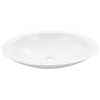 vidaXL Wash Basin 23.3"x13.8"x4.2" Mineral Cast/Marble Cast White - 2 of 4