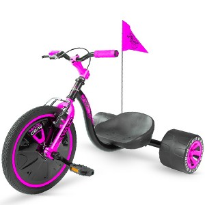 Drift Trike for Kids Ages 5+ with Adjustable Seat and Big 16" Front Wheel – Madd Gear Ride-On - 1 of 4