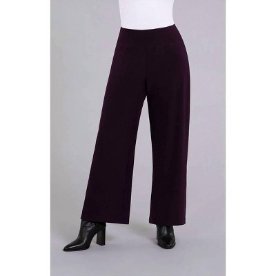 Women's Side Slit Wide Leg Pants - Sympli