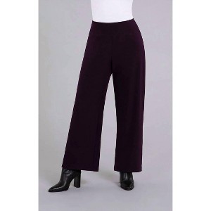 Women's Side Slit Wide Leg Pants - Sympli - 1 of 3