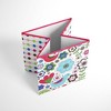Bacati - Botanical Pink Storage Box Small - 2 of 4