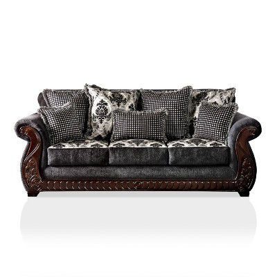 Danbury Rolled Arm Sofa Gray - HOMES: Inside + Out