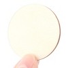 Unique Bargains Wooden Slices Round Shape DIY Gift Craft Decor Accessories Embellishment Beige 60 Pcs - 2 of 4