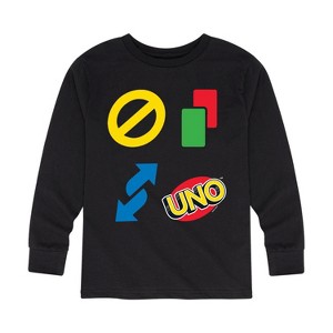 Boys' - UNO - Toddler And Youth Long Sleeve Graphic T-Shirt Long Sleeve Graphic T-Shirt - 1 of 4