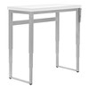 PAGED Height Adjustable Computer Desk, Simple Modern Office Desk with Wooden Desktop and Black Metal Leg for Office, Study - 4 of 4