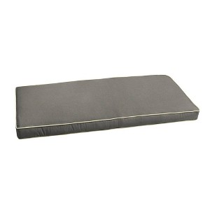 Sunbrella 60" x 19" x 3" Outdoor Corded Bench Cushion - Sorra Home - 1 of 4