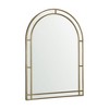 HomeRoots 48" Gold Metal Double Arch Framed Accent Mirror - 4 of 4