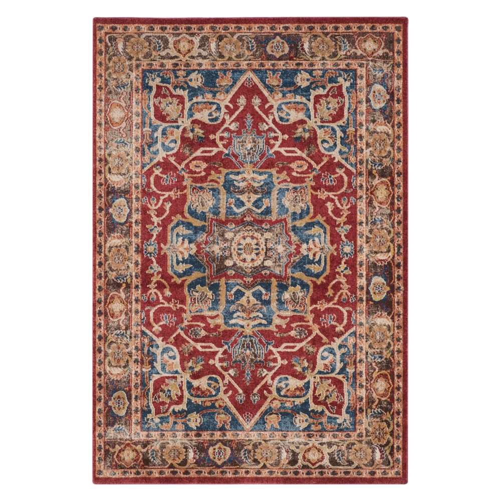 10'x14' Medallion Area Rug Red/Royal - Safavieh