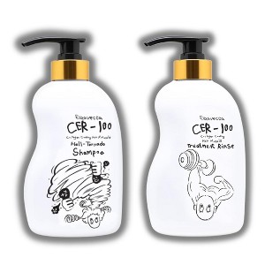 Elizavecca Cer-100 Collagen Coating Hair A+ Muscle Helltornado Shampoo (16.9 oz)  & Hair Muscle Treatment Rinse - (16.9 oz) - DUO SET KIT - 1 of 3