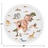 Sweet Jojo Designs Boy or Girl Gender Neutral Unisex Baby Tummy Time Playmat Jungle Animals Yellow Orange and White - 4 of 4