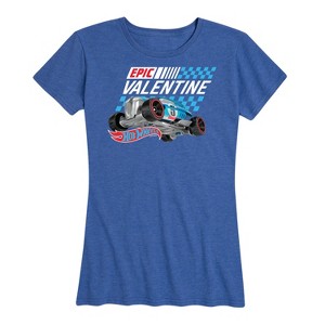 Women's - Hot Wheels - Valentine's Epic Short Sleeve Graphic T-Shirt - 1 of 4