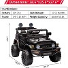 Kids Ride On Car, Licensed Toyota 12V Ride On Truck Car, Battery Powered Electric Kids Car with Remote Control - 4 of 4