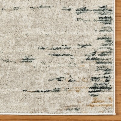 Kosmas Multi-Color Abstract Polyester Shag Area Rug 8' x 10'