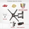 Barkan 13" - 65" Full Motion TV Wall Mount - Extension, Swivel & Tilt - 3 of 4