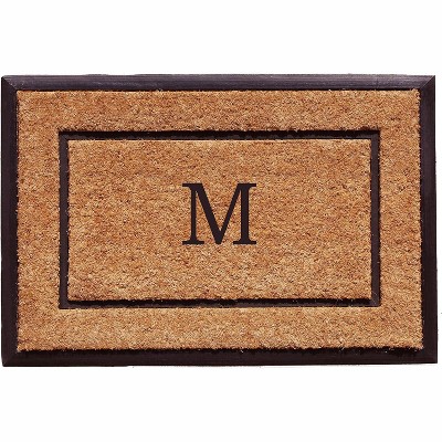 Calloway Mills 101632436M The General Monogram Doormat, 24" x 36", Letter M