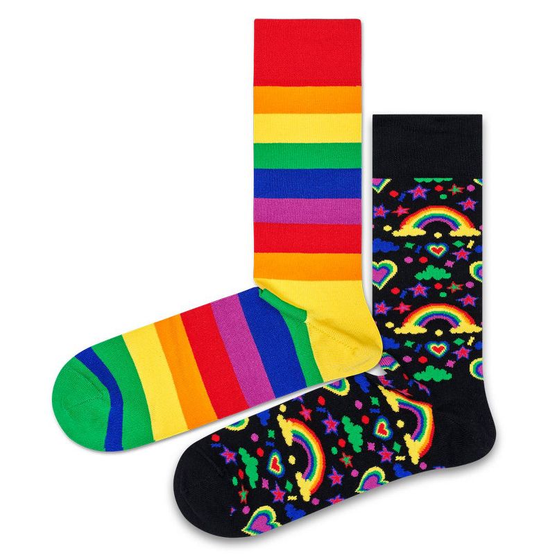 Happy Socks Adult 2pk Pride Socks Gift Set, 2 of 7