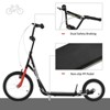 VisioGear Youth Scooter, Teens Kick Scooter,  Adjustable Handlebar Ride On Toy for 5+, Black, 53.25"*22.75"*34.75" - 4 of 4