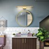 LLHZSY 23 7/10" Modern LED Dimmable Picture Light Brass Wall Sconce Light - 4 of 4
