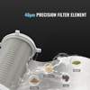 VEVOR Spin Down Filter, 40 Micron Whole House Sediment Filter for Well Water, 3/4" FNPT + 1" MNPT, 4 T/H High Flow Rate, Brass&Transparent - 3 of 4