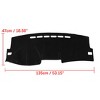 Unique Bargains Car Dashboard Cover Nonslip Black Sun Pad for Toyota Corolla 2007-2013 - 2 of 4