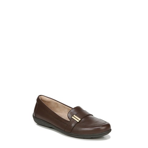 Soul Naturalizer Kentley Womens Leather Slip on Loafers, Brown