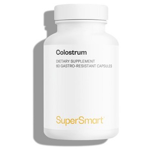 SuperSmart Colostrum Supplement 1000mg per Day - 30% IgG Bovine Colostrum & Lactoferrin | Non-GMO & Gluten Free - 60 DR Capsules - 1 of 1
