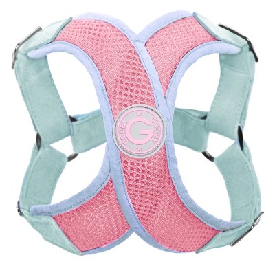 Gooby Perfect Fit X Harness, Small Dog Choke Free Step